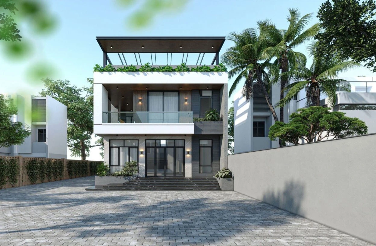 Biệt thự nhà anh Hùng - Hoà Bình