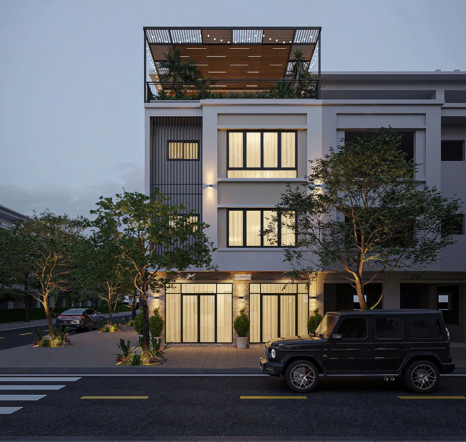 Thiết kế kiến trúc biệt thự Ecopark