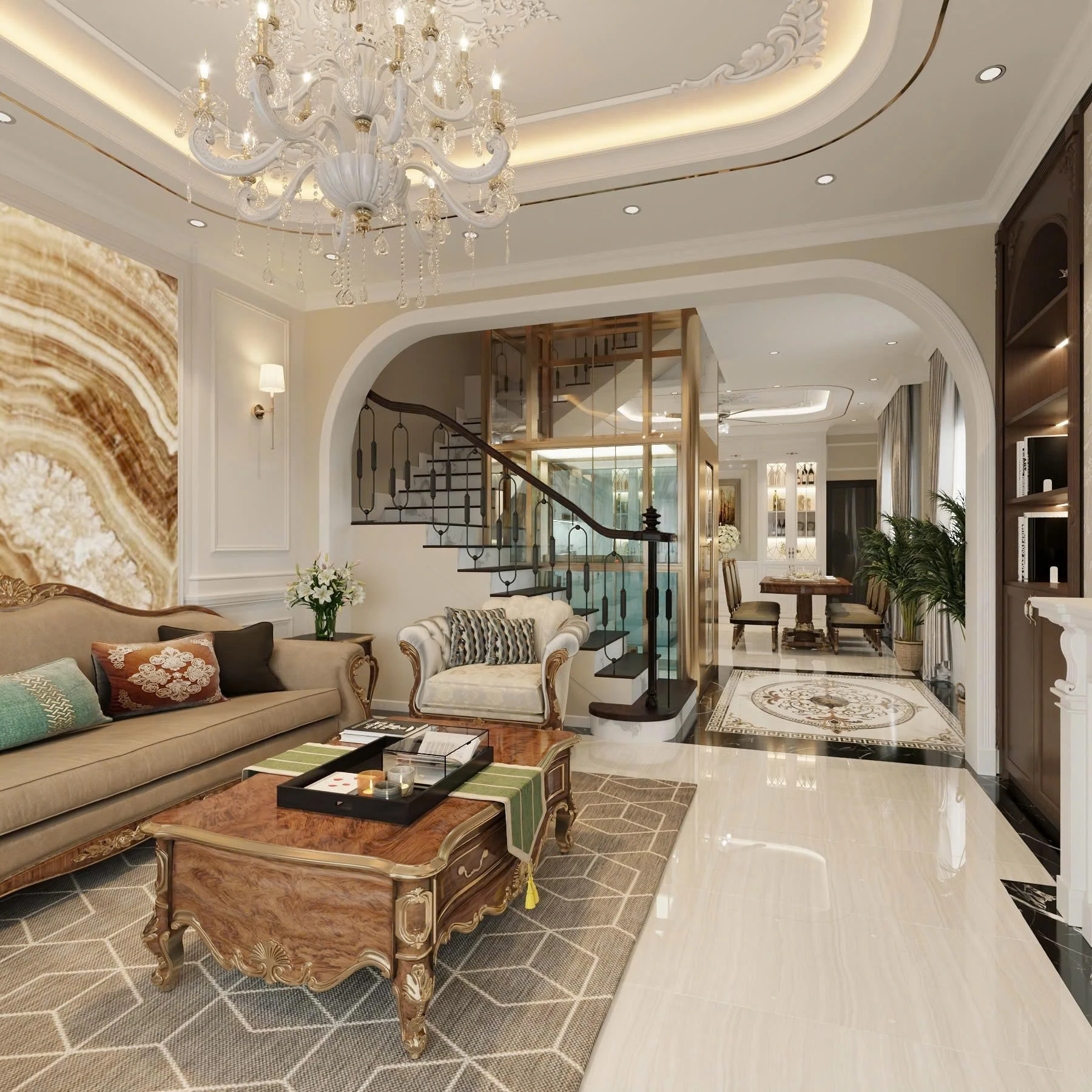 Nội thất nhà anh chị Chung Hương - Vĩnh Phúc